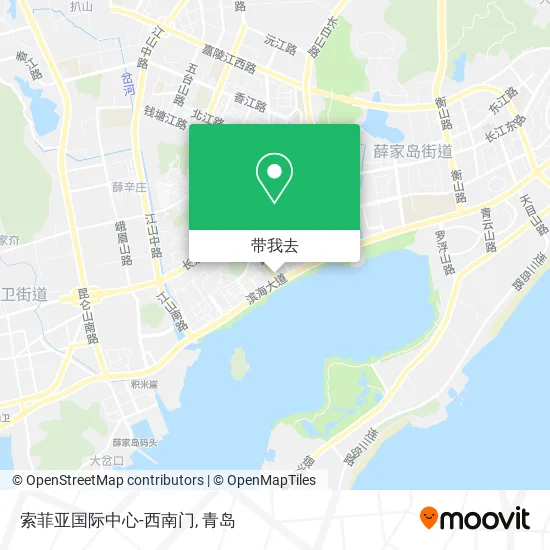 索菲亚国际中心-西南门地图