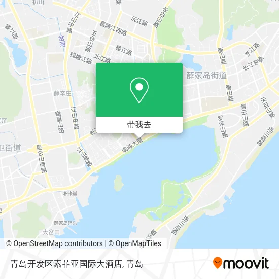 青岛开发区索菲亚国际大酒店地图