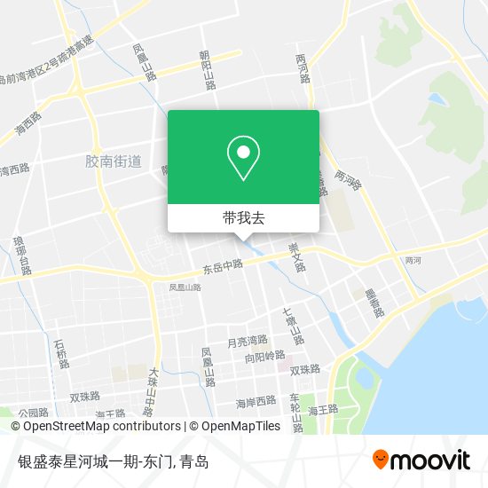 银盛泰星河城一期-东门地图