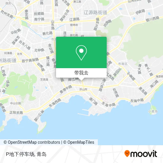P地下停车场地图
