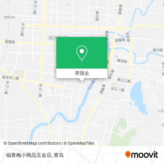 福青梅小商品五金店地图