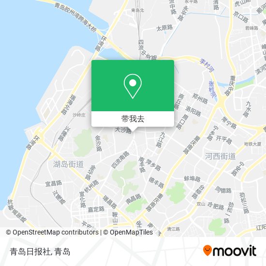 青岛日报社地图