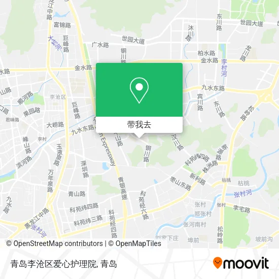 青岛李沧区爱心护理院地图