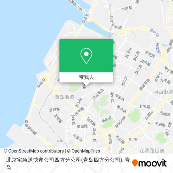 北京宅急送快递公司四方分公司(青岛四方分公司)地图