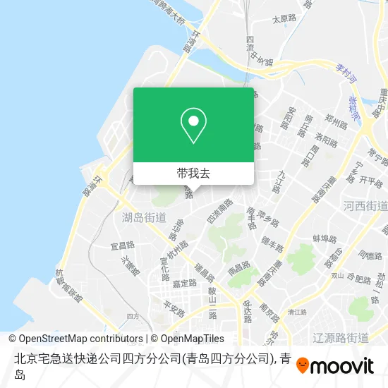 北京宅急送快递公司四方分公司(青岛四方分公司)地图