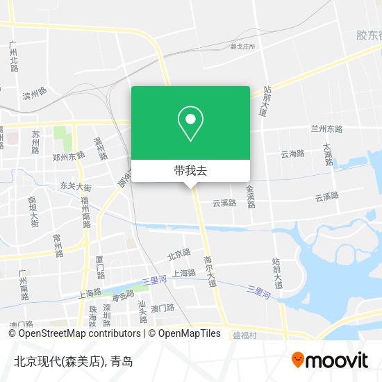 北京现代(森美店)地图