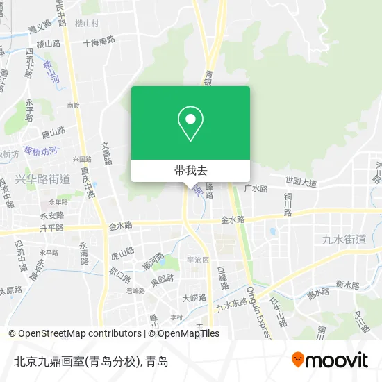 北京九鼎画室(青岛分校)地图