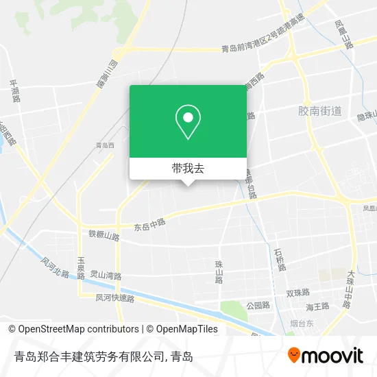 青岛郑合丰建筑劳务有限公司地图