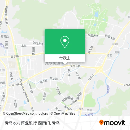 青岛农村商业银行-西南门地图