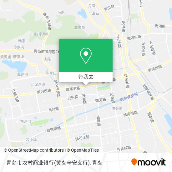 青岛市农村商业银行(黄岛辛安支行)地图