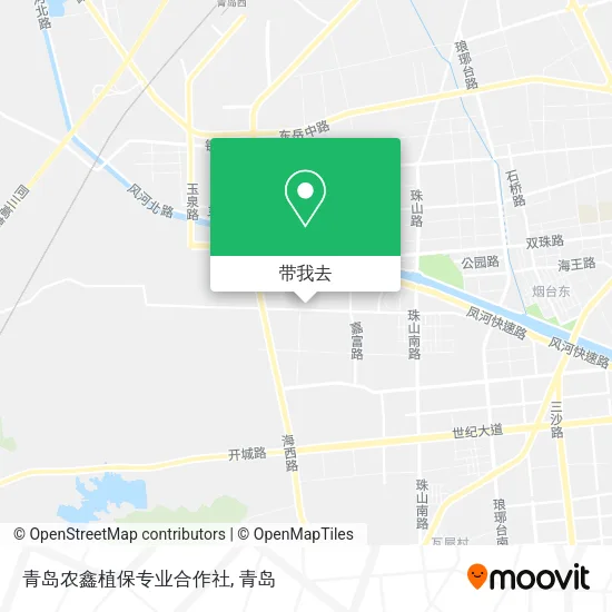 青岛农鑫植保专业合作社地图