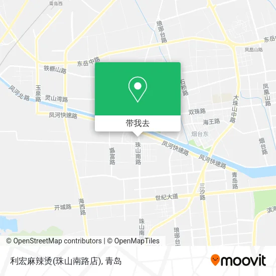 利宏麻辣烫(珠山南路店)地图