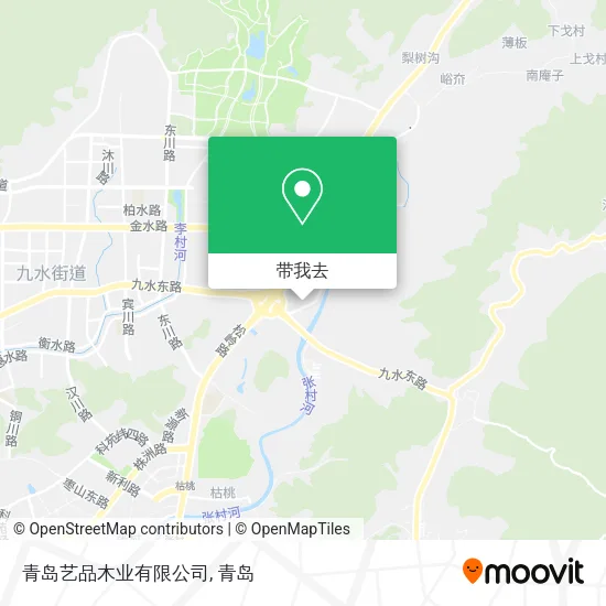 青岛艺品木业有限公司地图