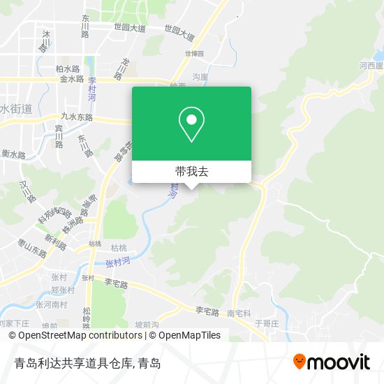青岛利达共享道具仓库地图