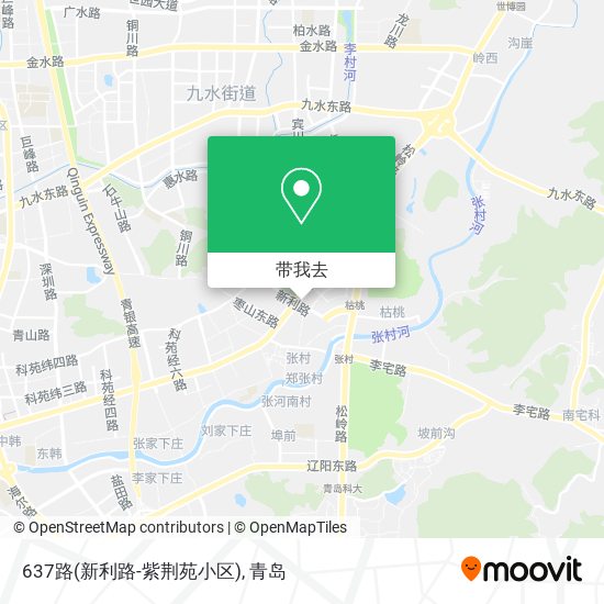 637路(新利路-紫荆苑小区)地图