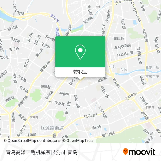 青岛高泽工程机械有限公司地图