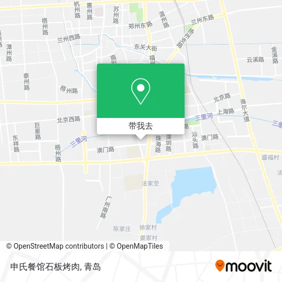 申氏餐馆石板烤肉地图