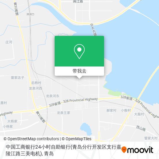 中国工商银行24小时自助银行(青岛分行开发区支行嘉陵江路三美电机)地图