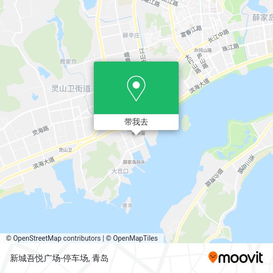 新城吾悦广场-停车场地图