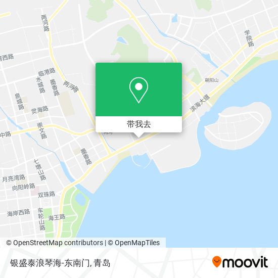 银盛泰浪琴海-东南门地图