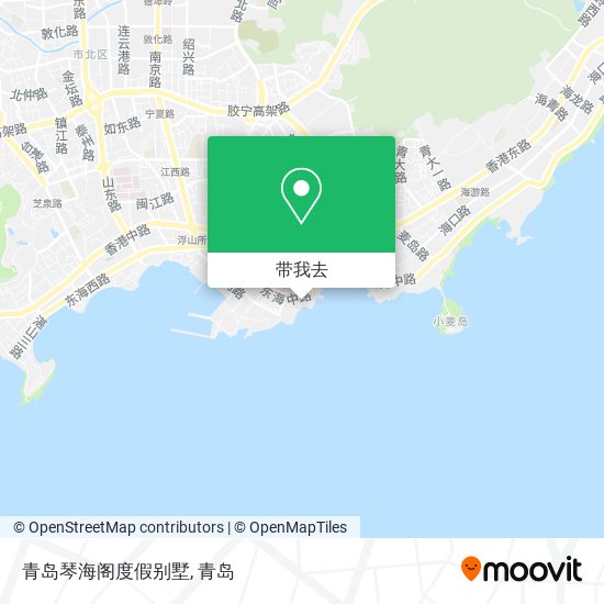 青岛琴海阁度假别墅地图