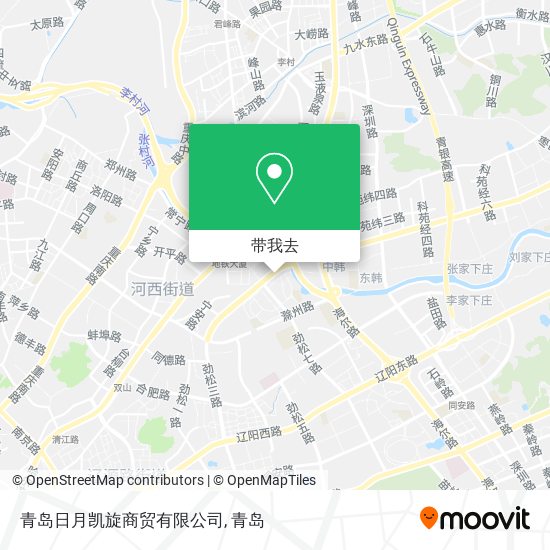 青岛日月凯旋商贸有限公司地图