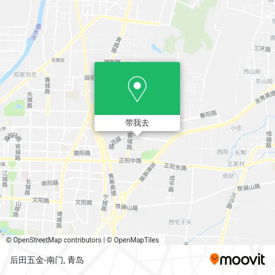后田五金-南门地图