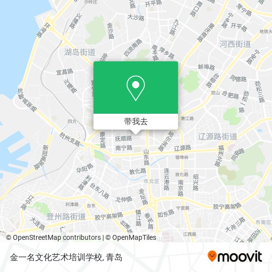 金一名文化艺术培训学校地图