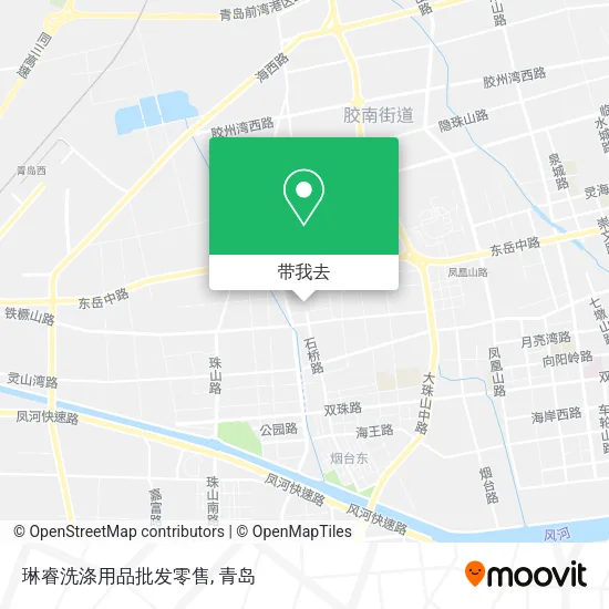 琳睿洗涤用品批发零售地图