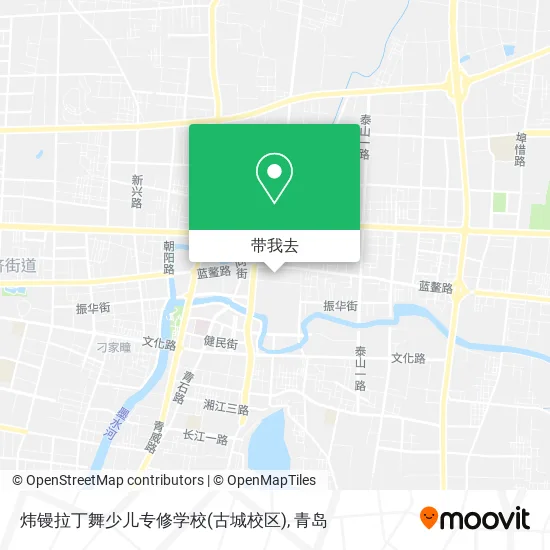 炜镘拉丁舞少儿专修学校(古城校区)地图