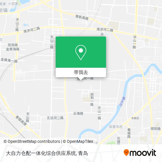 大自力仓配一体化综合供应系统地图