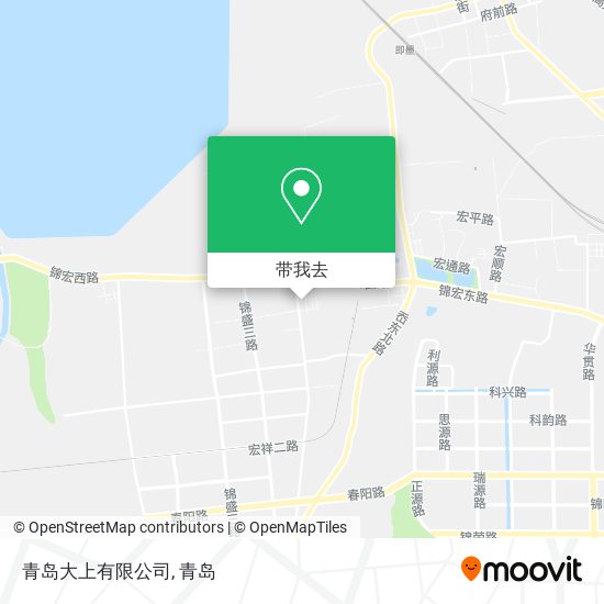 青岛大上有限公司地图