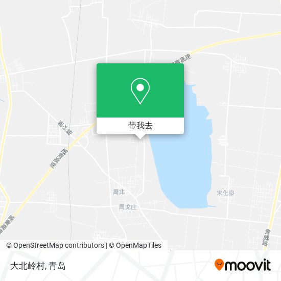 大北岭村地图