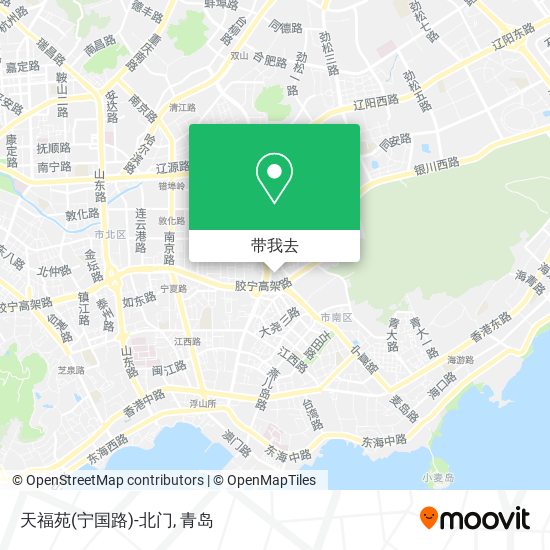 天福苑(宁国路)-北门地图