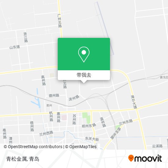 青松金属地图