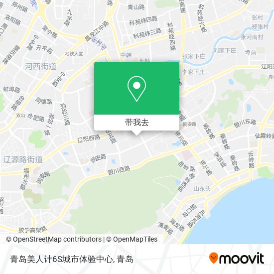 青岛美人计6S城市体验中心地图