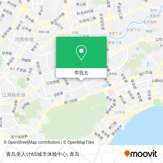 青岛美人计6S城市体验中心地图