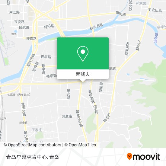 青岛星越林肯中心地图