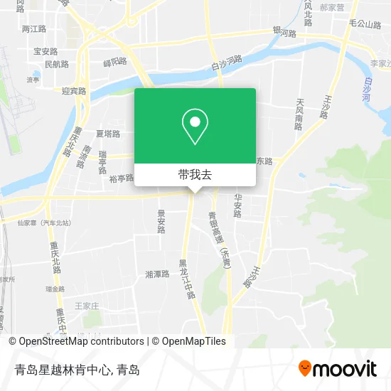 青岛星越林肯中心地图