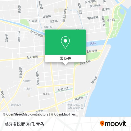越秀君悦府-东门地图
