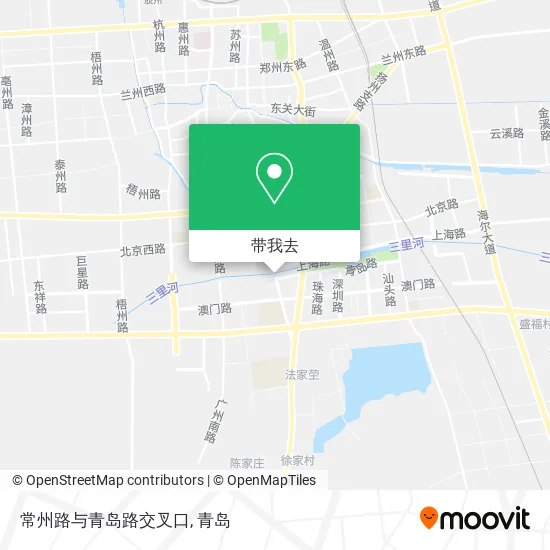 常州路与青岛路交叉口地图