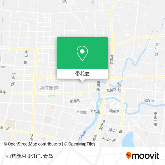 西苑新村-北1门地图