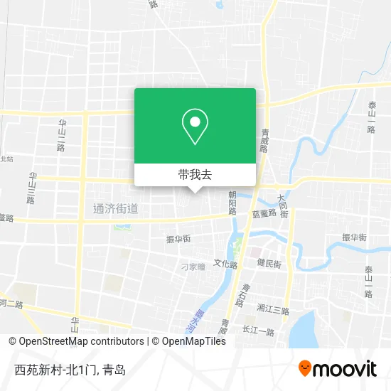 西苑新村-北1门地图