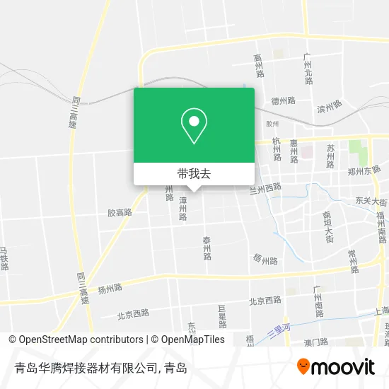 青岛华腾焊接器材有限公司地图