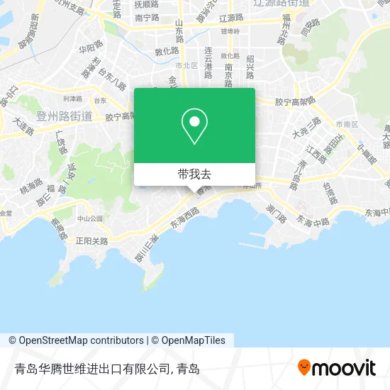 青岛华腾世维进出口有限公司地图