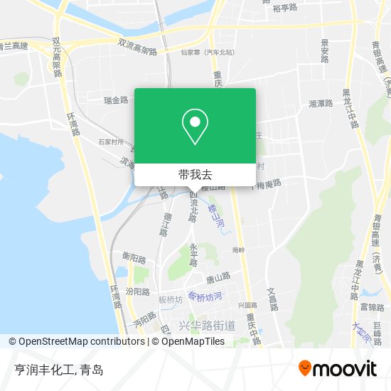 亨润丰化工地图