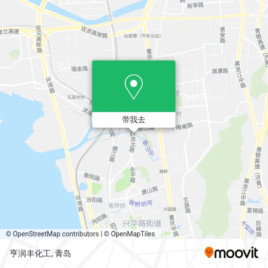 亨润丰化工地图