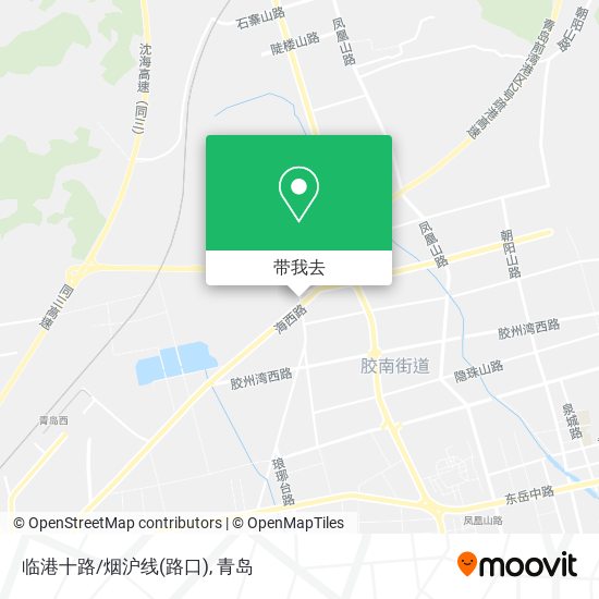 临港十路/烟沪线(路口)地图