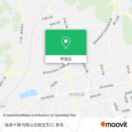 临港十路与珠山北路交叉口地图