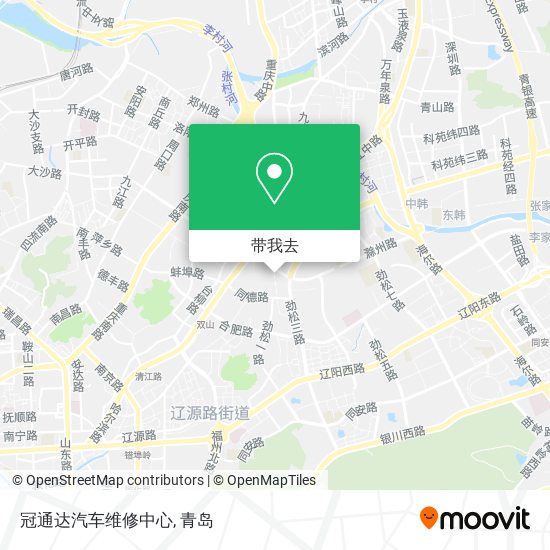冠通达汽车维修中心地图
